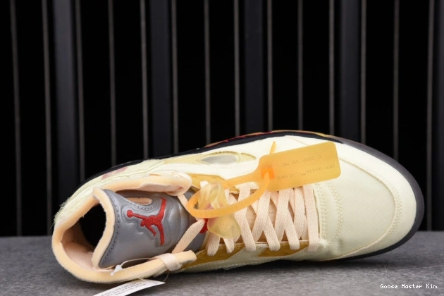 Retro OFF-WHITE Sail DH8565-100 Jordan 5 0713